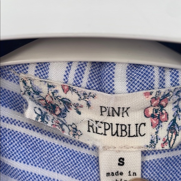 Pink Republic Blue and White Striped Mini Dress Small - Picture 3 of 13
